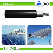 Certificat TUV Câbles solaires PV1-F PV Câble cuivre photovoltaïque étamé